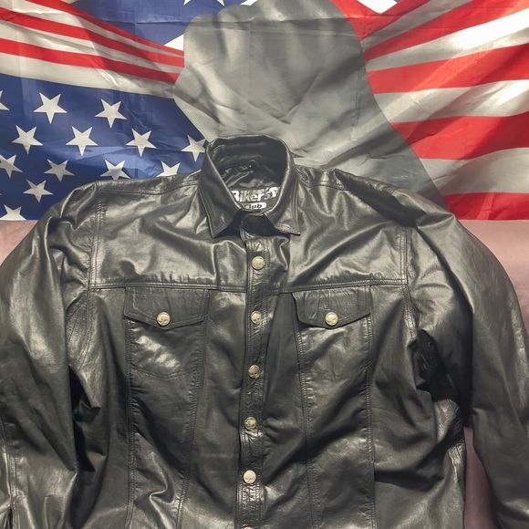 Bikers club Leather jacket - Picture 7 of 10